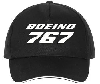 XQXON - 2019 Nye Boeing 767 Print i Høj kvalitet Mænd Kvinder Baseball Hat Casual Mode Unisex Baseball Caps HH09