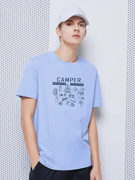 Pioneer Camp Camper T-shirt til Mænd, Bomuld, Overdimensionerede Kausale Hip Hop Streetwear til Mænd Sommer t-shirts ADT0206025