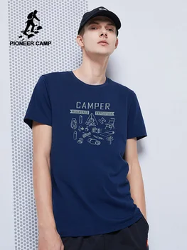 Pioneer Camp Camper T-shirt til Mænd, Bomuld, Overdimensionerede Kausale Hip Hop Streetwear til Mænd Sommer t-shirts ADT0206025