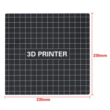 400*400 mm 3D-Print Bygge Overflade Heatbed Platform Mærkat Print Bed Tape Ark for CR-10S 3D Printer Tilbehør