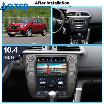 Autostereo Android-7 Tesla style Bil GPS Navigation, multimedie-afspiller Til Renault Kadjar 2016 2017 styreenhed Ingen DVD-tape recorder