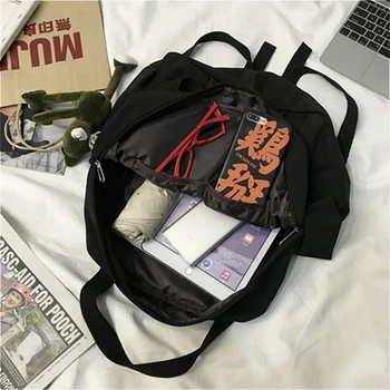 Rygsække Kvinder Nylon Studerende Multi-lommer Safari-stil Harajuku Ins Fritids-Stor Kapacitet rejsetasker Teenagere, Smarte Trendy