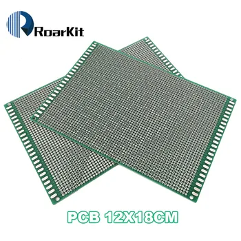 5PCS/MASSE 12x18cm PROTOTYPE PCB 2 lag 12*18 panel Universal yrelsen dobbelt side