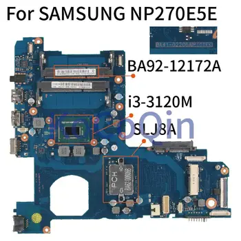 KoCoQin Laptop bundkort Til SAMSUNG NP270E5E I3-3120M Bundkort BA92-12172A BA41-02206A SR0TY SLJ8A DDR3