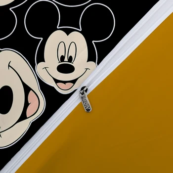 Disney Mickey-Sengetøj Sæt Søde tegneserie Dynebetræk Pudebetræk Tvilling, Fuld, Dronning King Size Børn sengelinned