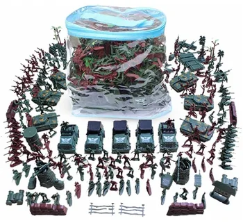 Spand 307 brikker / komponent plastik borgerkrig mænds toy soldiers kombineret action Figur opbevaringsrum skabelon håndtaske