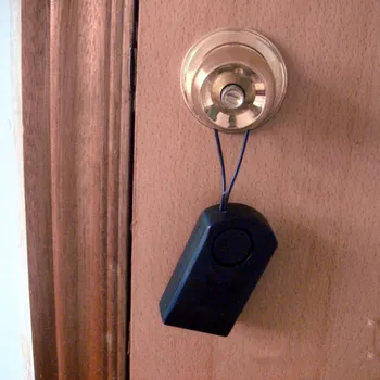 Ny Bærbar Dør Sensor Alarm dørhåndtag Alarm Dør Knop Touch Aktiveret 120dB Anti-tyveri Skræmme Hotel Rejser Sikkerhed Sirene