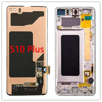 Med Mange Døde Pixels S10Plus lcd-For SAMSUNG Galaxy S10+ S10 Plus G9750 G975F G975FD Display + Touch Screen Digitizer Assembly
