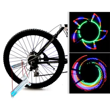 Vandtæt Talte Lys 16 LED Cykel Lys Cykel Cykling Hjul Signal Lys Farverige Cykel Cykling Hjul, Eger Lys