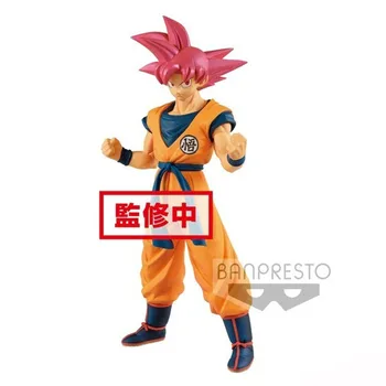 Anime Tal Dragon Ball Z Son Goku Super Saiyajin Røde Hår Legetøj SSJ Dukke Model Handling Figma Gogeta Indretning Dukke Juguetes Figurals