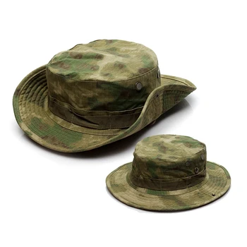 Multicam Boonie Hat Militær Camouflage Spand Hatte Hær Jagt Udendørs Vandreture Fiskeri Sun Protector Fisker Cap Taktiske Mænd