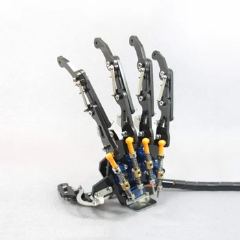 DIY 5DOF Robot Fem Fingre Metal Mekanisk Paw Venstre og Højre Hånd