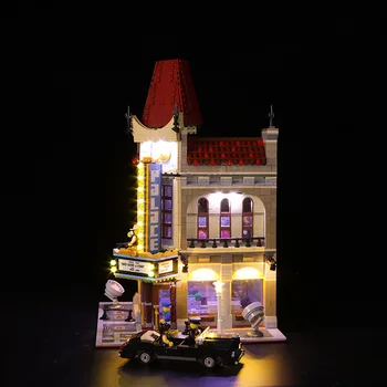 Brand LED Light Up Kit Til Skaberen City Street Palads Biograf Lys Sæt lego 10232 ( inkluderer Ikke model )