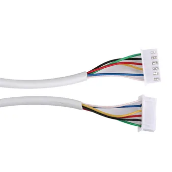 15M 2.54*6P 6 wire kabel til video intercom Farve Video Dør Telefon dørklokken kablede Intercom-kabel
