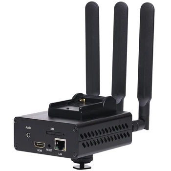 4G LTE HEVC H. 265 HDMI til IP-Live-Streaming Encoder H. 264 HD-Video Audio RTMP RTSP RTMPS Encoder for Live Streaming Broadcast