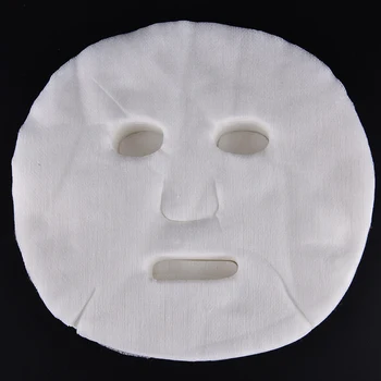 Ren Bomuld Papir Ansigtsværn Ark Disponibel Facial Mask Ultra-tynd DIY Kosmetisk Ansigt hudpleje Maske Hvid 16 * 8cm