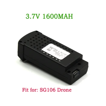 SG106 Batteri Drone RC Drone ekstra Batteri Ekstra Batteri 3,7 V 1600mAh Lipo Batteri til SG106