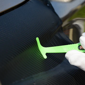 EHDIS Vinyl Carbon Fiber Film Værktøj Sæt Window Tint Skraber Plast Magnet Skraberen Følte Mærkat Folie Sikkerhed Cutter Bil Indpakning