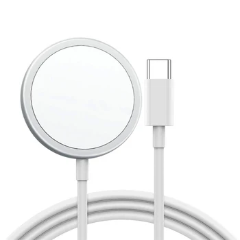 Magnetisk Trådløse Oplader til iPhone 12 Pro Max 12 mini-Hurtig Oplader til iPhone, 12 pro 15W Trådløse Oplade USB Type C PD Adapter