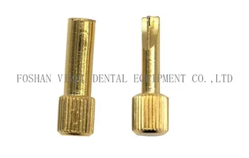 Dental 24K Forgyldt Skrue Indlæg 120pcs&2Key Dental Skrue Indlæg Dental Forsyninger dentale materialer