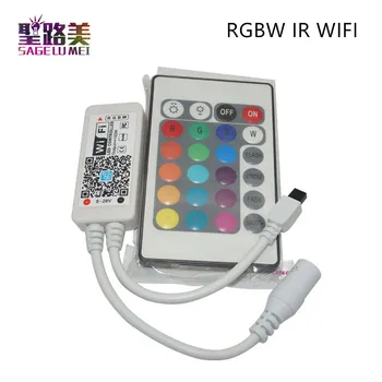 16Million farver Wifi RGB / RGBW led controller smartphone-kontrol musik og timer funktion magic hjem mini wifi led rgb controller