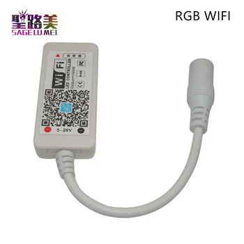 16Million farver Wifi RGB / RGBW led controller smartphone-kontrol musik og timer funktion magic hjem mini wifi led rgb controller