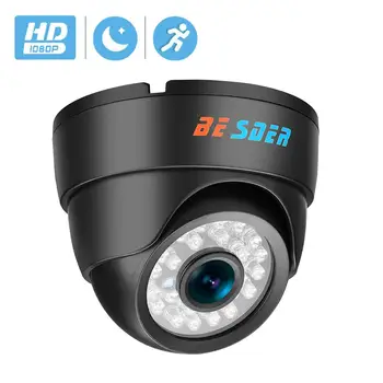 BESDER Vidvinkel IP Kamera Indendørs Dome Kamera Sikkerhed 1080P FULL HD IP-Kamera IR-Cut Filter, 24 IR LED ONVIF Motion Detect RTSP