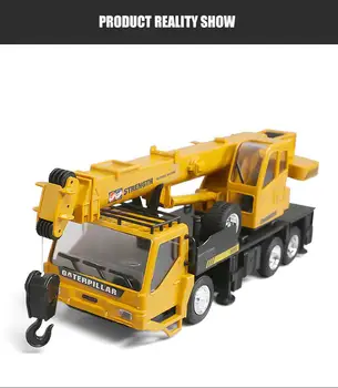 Rc Hejse Kran Model Legetøj Til Børn Lift Byggeri Lastbiler Bil Fjernbetjening Legering Kran Transporter Børn Toy