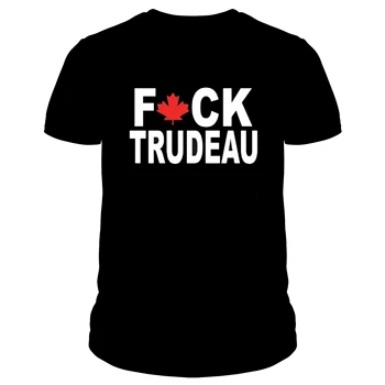 Trudeau Foran Trykt Mænd Kvinder Bomuld Shirts