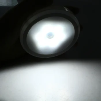1Pc Infrarød-PIR bevægelsesføler Nat Lys 6 LED-Trådløs Kontrol Nightlight Magnetisk Energi at Spare væglampe Vej Kabinet