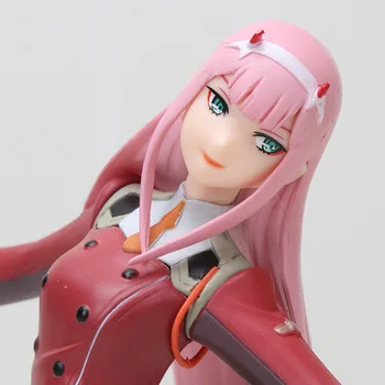 Anime-Darling i den Franxx Nul To 02 EXQ ver. 21cm PVC Anime Handling Figur Samling Model Doll Legetøj
