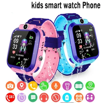 Kids Smart Ur SOS Antil-tabt Smartwatch Baby 2G SIM-Kort, Ur, Ringe Placering Tracker Vandtæt Smartwatch PK Q50 Q90 Q528 S9