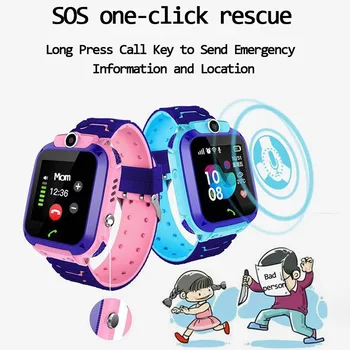 Kids Smart Ur SOS Antil-tabt Smartwatch Baby 2G SIM-Kort, Ur, Ringe Placering Tracker Vandtæt Smartwatch PK Q50 Q90 Q528 S9