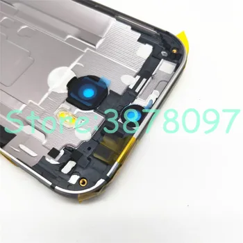 Original Metal Batteri Back Cover Til HTC One M8 Tilbage Boliger Tilfældet med Volumen, Power-Knappen Kamera Linse 831C