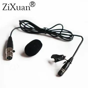 4 Pin Mini-XLR-TA4F Plug Kablede Kondensator Tie Klip Revers Lapela Lavalier Mikrofon SHURE Trådløs Bodypack-Sender