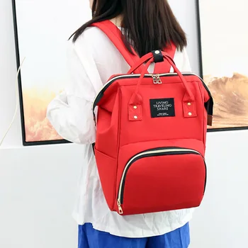 Kvinder Laptop Backpack skoletasker Mumie Taske Mode Multifunktionelle Stor Kapacitet Rygsæk Udendørs Travel Mor og Baby Backp