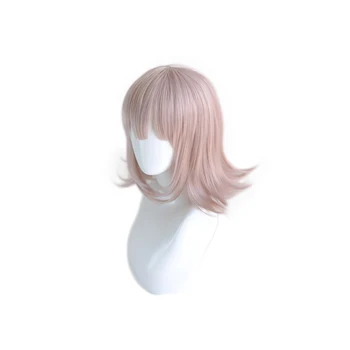 Super DanganRonpa Cosplay Paryk Chiaki Nanami Kostume Spille Voksen Kvinde Halloween Parykker Anime Spil Hair + paryk hætten