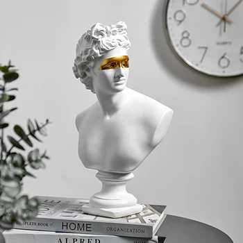 Boligmontering Tilbehør Moderne Skrivebord Dekoration Apollo Miniature Figurer Home Decor Europa Harpiks David Stue Dekorere