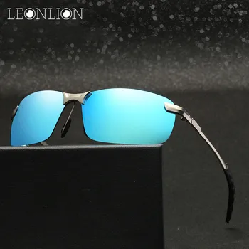 LeonLion 2021 Polariserede Solbriller Mænd Brand Designer Klassiske Metal Solbriller Kvinder/Mænd Udendørs Rejse Kørsel Oculos De Sol