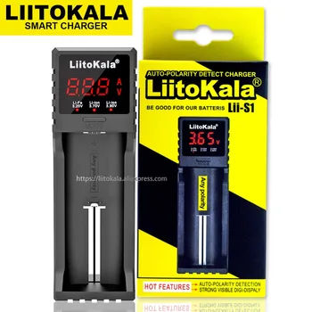 Ægte/Original liitokala lii500 batteri oplader Lii-PD4 Lii-S1 lii-S2 lii-S4 18650 oplader Til 3,7 V 21700 26650 20650 AA AAA
