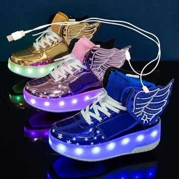 2020 Sneakers roller sko Med to Hjul Led Sko Børn Piger Børn Drenge Lys Op Lysende Glødende Oplyst