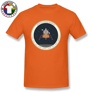 APOLLO LUNAR MODULE Rumfartøjer Herre T-Shirt Space Skib, Månen, Mars Brugerdefinerede Toppe T-Shirt i Klassisk Populære Mode Far t-shirts