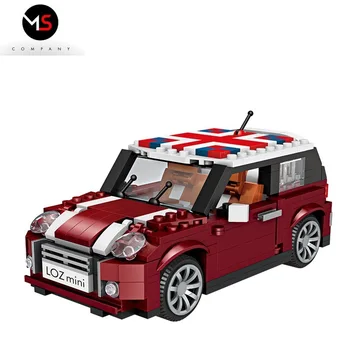 400+pc ' er byggesten Legetøj Bygning mini bil model Technic Serien Mini Cooper Bil Og Bus Indstiller Model EducationToys Gaver