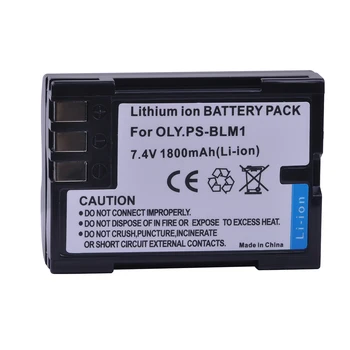 4pc PS-BLM1 PS-BLM1 BLM-1 Li-ion Batteri + Dual USB Oplader til Olympus EVOLT E-300, E-330, E-500 E-510 C-5060 C-7070 C-8080 E-1