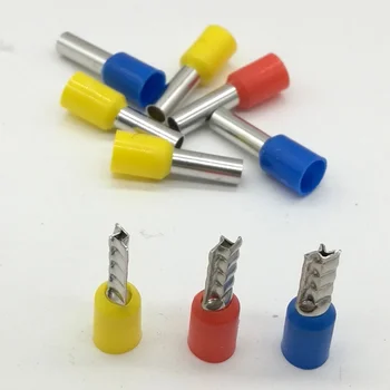 1000pcs/masse Bootlace cooper Tyller kit sæt Wire Kobber Crimp Stik Isoleret Ledning Pin Ende Terminal