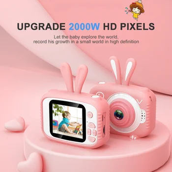 1080P Børn Kamera Tegnefilm for Søde Børn Kamera Mini 20MP 2.0