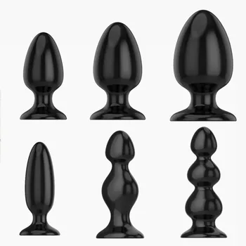 Super stort format stærk sugekop anal butt plug perler stimulering ball prostata massage penis falske G spot vaginal Sex legetøj