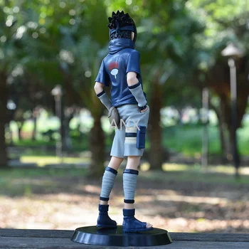 25CM Naruto Uzumaki Naruto Figur Uchiha Sasuke PVC-Action Anime barndom Naruto figur Legetøj Model Gaver Til børn