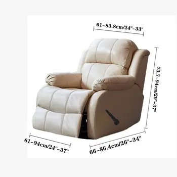 4 Stk/sæt Ananas Gitre Elastisk Fuld-inklusiv Stol Dække Lænestol Sofa Hvilestol Massage gyngestol Beskyttende Cover