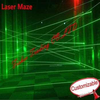 Real laser room escape prop grøn laser array laser labyrint for Kammer intresting og risikere at undslippe room laser